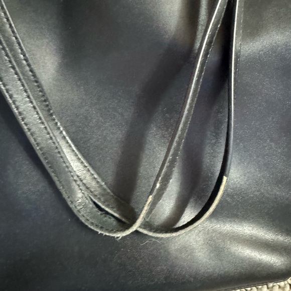 Kate Spade New York Black Leather Tote Bag - Picture 3 of 7